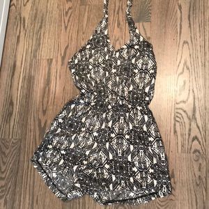 Patterned romper size small/medium